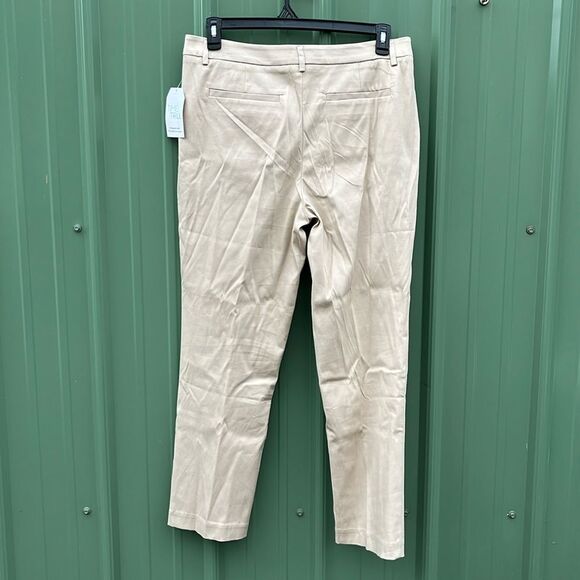 Women's Straight Khaki Dress Pants Size 12 - Picture 2 of 7